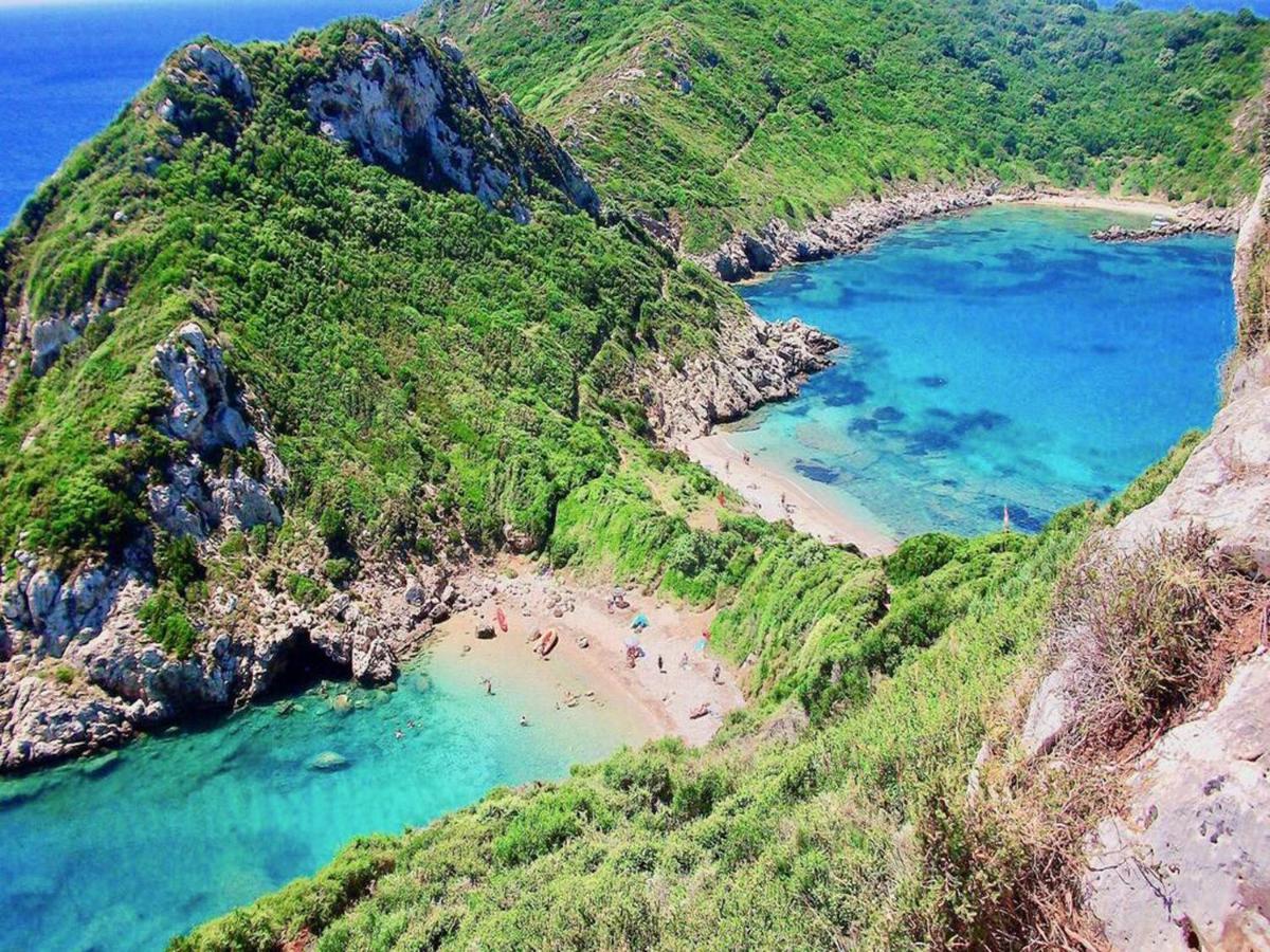 Villas Porto Kamini Afionas Corfu Bagian luar foto