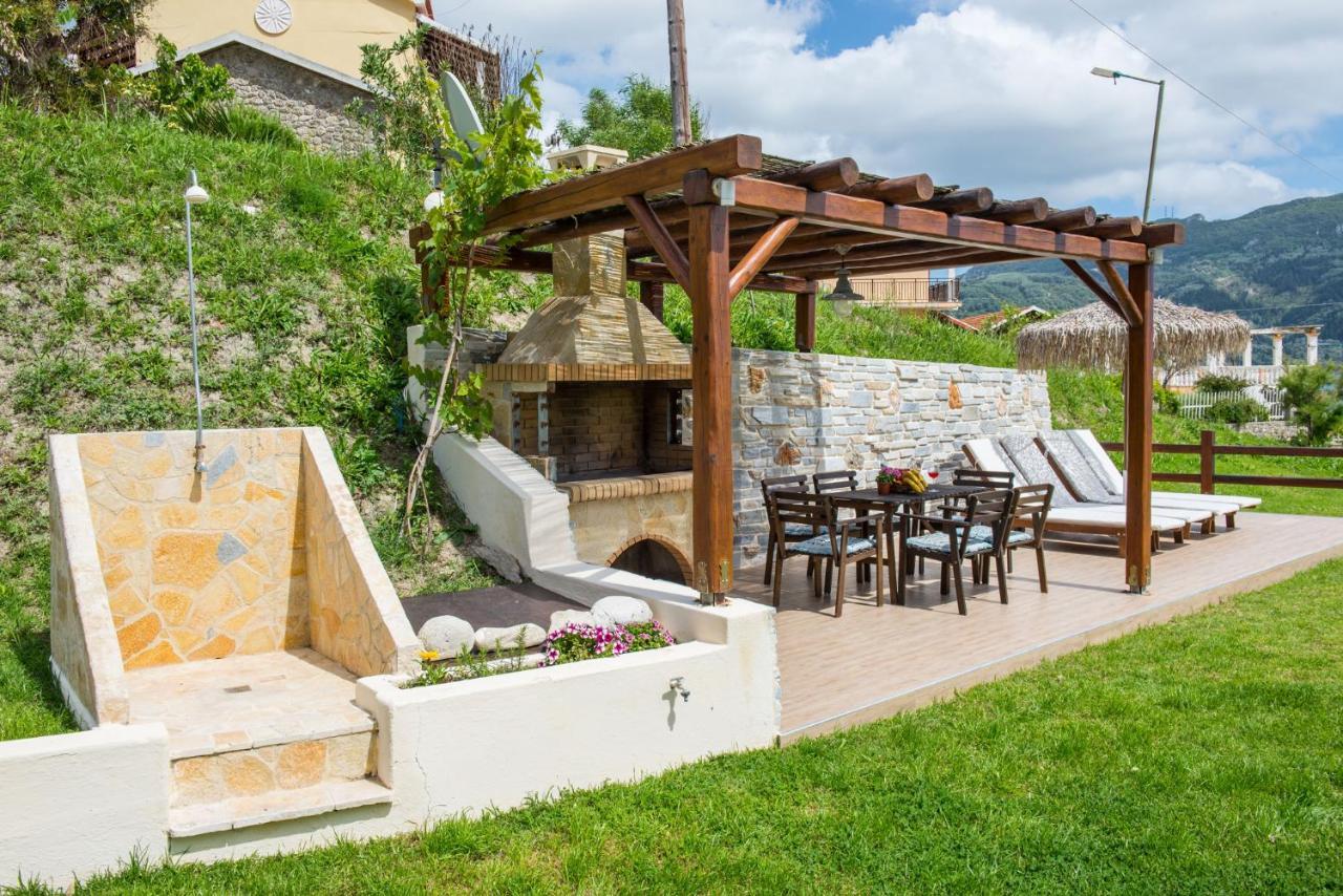 Villas Porto Kamini Afionas Corfu Bagian luar foto