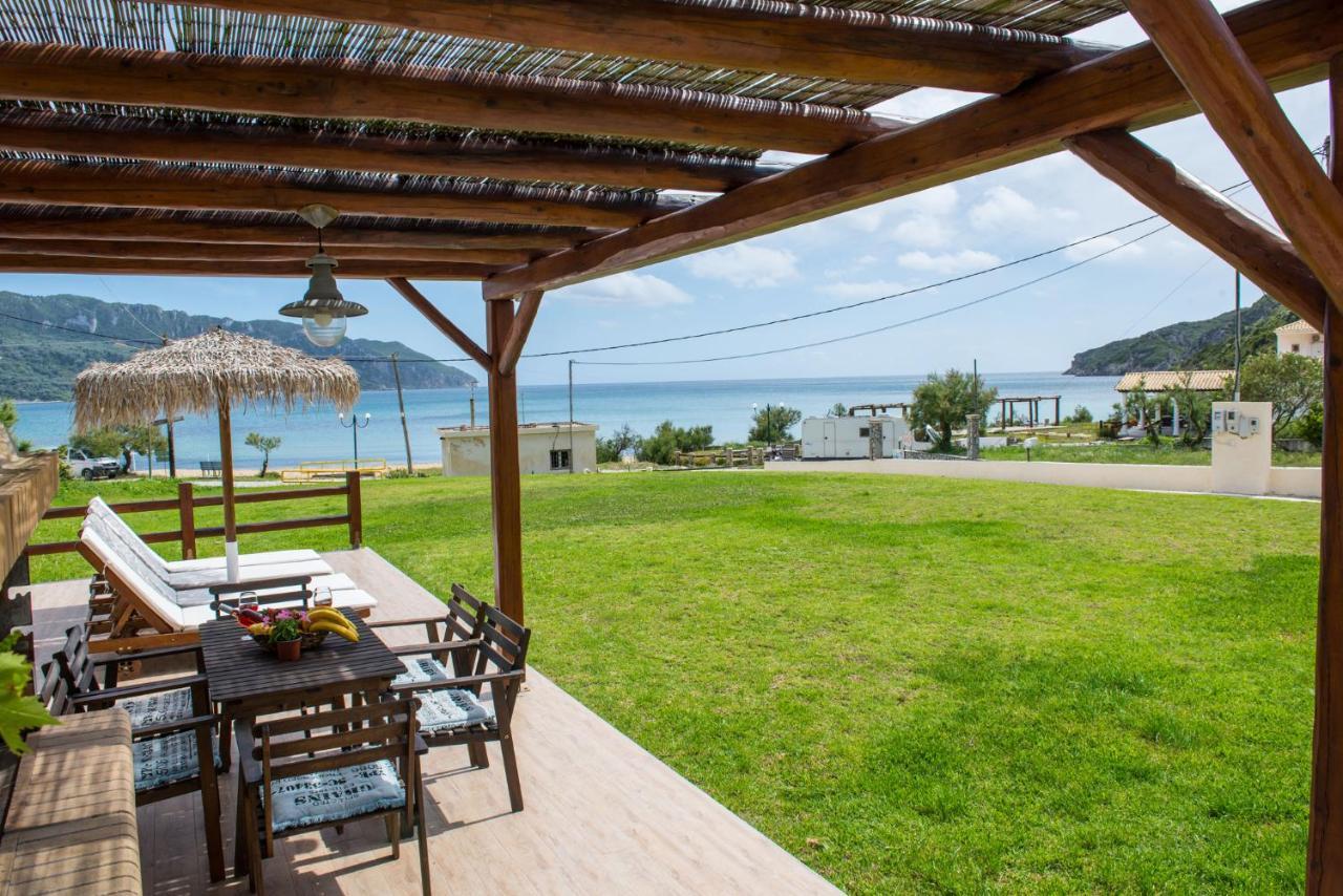 Villas Porto Kamini Afionas Corfu Bagian luar foto